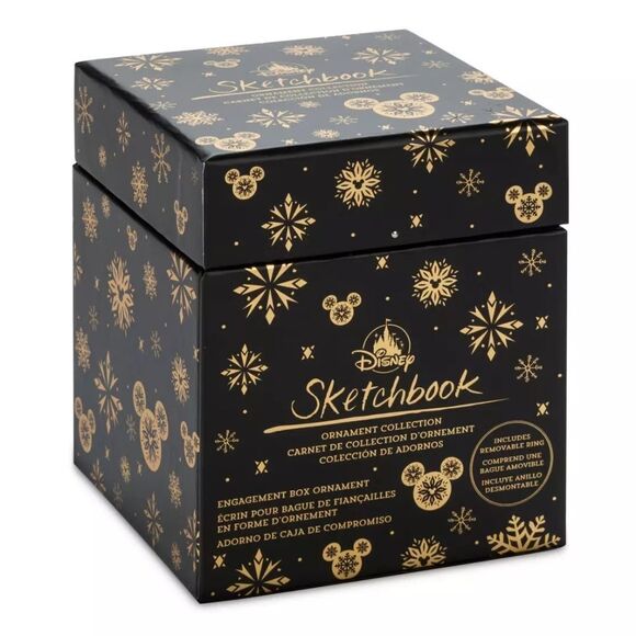 Disney Sleeping Beauty Castle Engagement Ring Holder Ornament - Picture 5 of 16